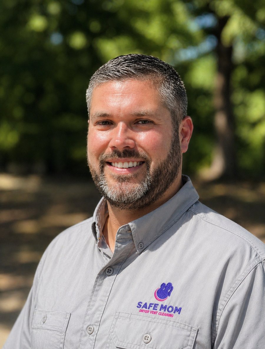 Jon Norton, owner of SafeMom Dryer Vent Cleaning